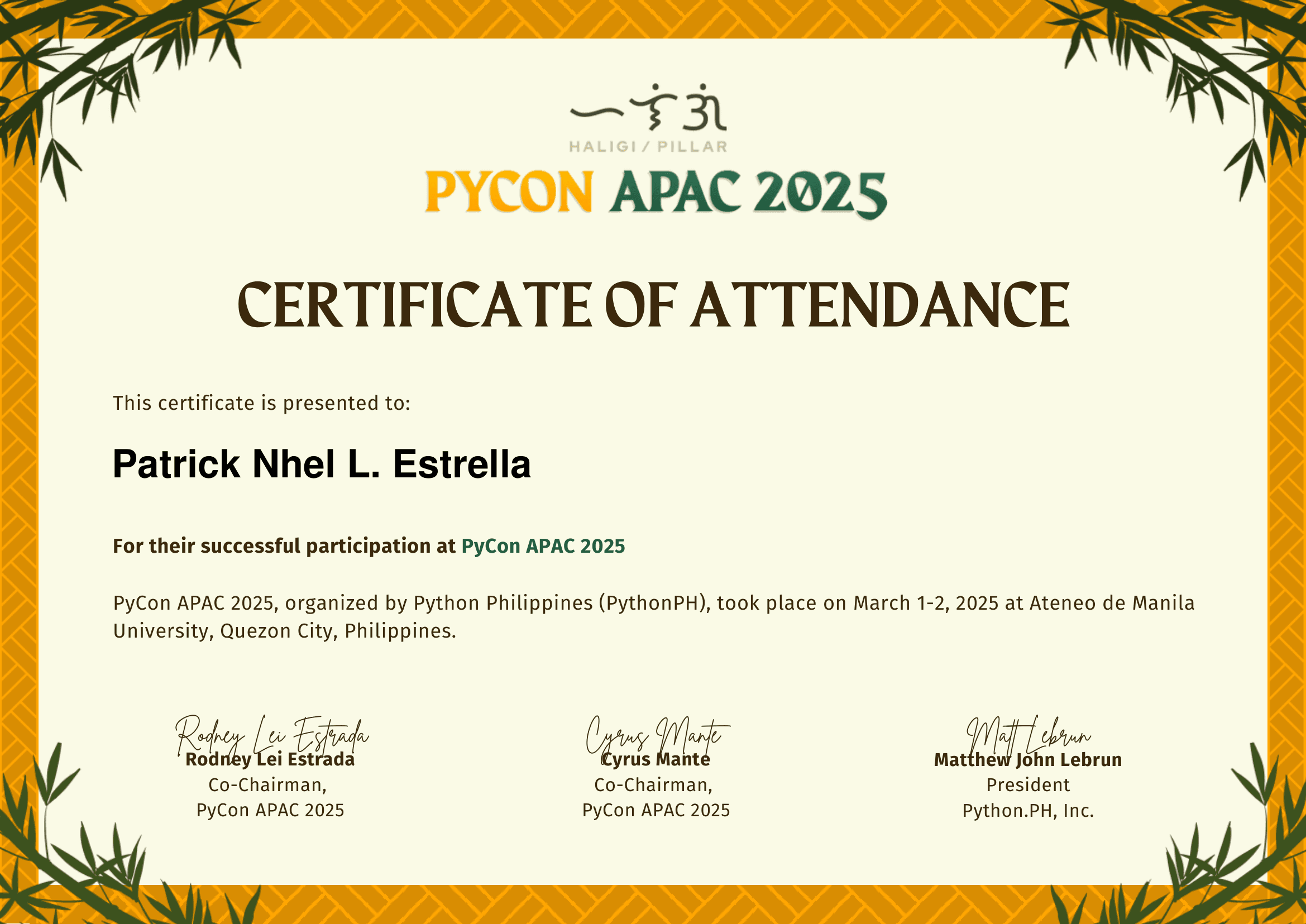 PyCon APAC 2025 image